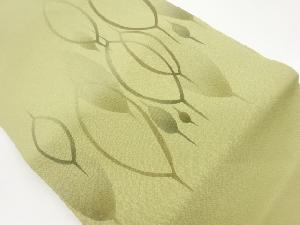 縮緬地金彩抽象模様名古屋帯